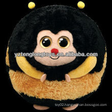Wholesale cute animal set stuffed bee plush ball toy
